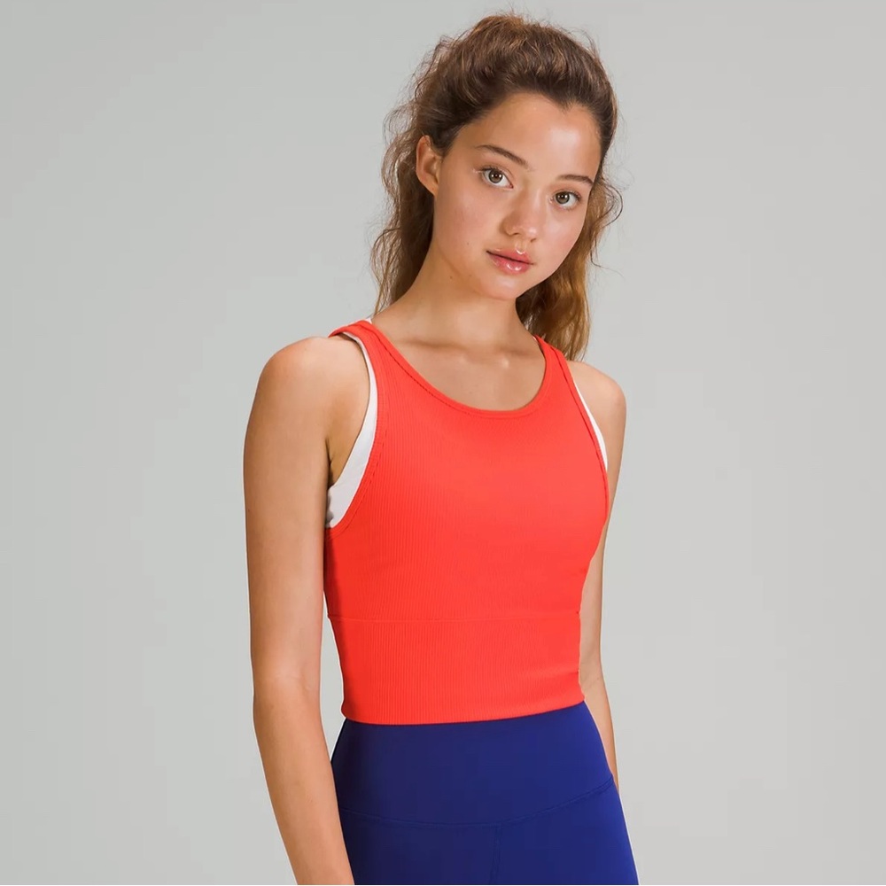 Lululemon Autumn Red top
